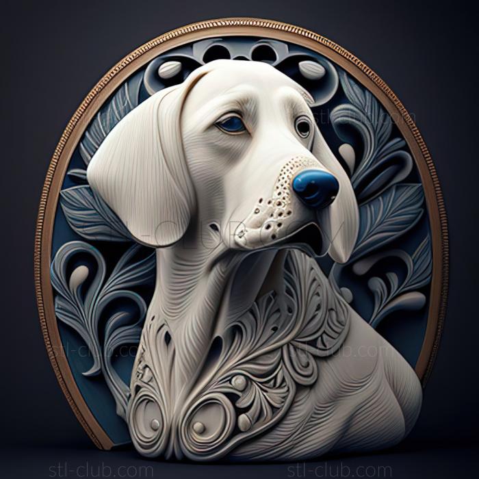 st Porcelain Hound dog